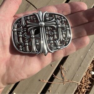 Chrome Hearts Silver Cemetery Cross belt buckle - fits any 1.5”belt strap (nice)